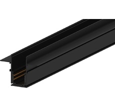 Шинопровод встраиваемый под гипсокартон низковольтный черный 1м Feron 41963_FR