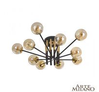 Потолочная люстра Arte Milano Neapolis 273708/10 BK/GD