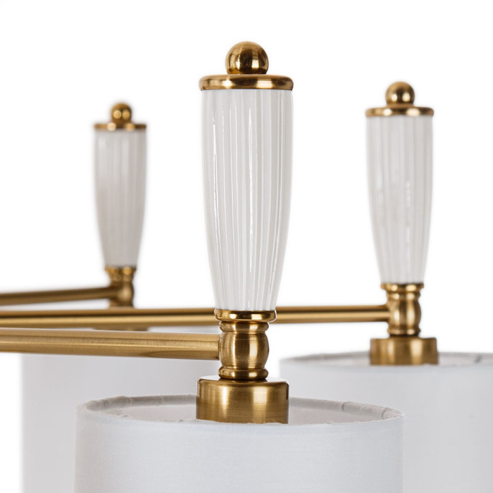 Потолочная люстра на штанге Arte Lamp Waverley A4102PL-8PB