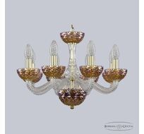 Подвесная люстра Bohemia Ivele Shampan 1311/8/165 G Cl/Shampan/M-1F_BI