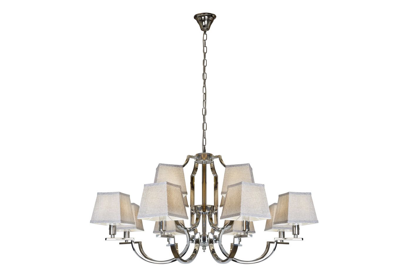 Подвесная люстра ILamp Hilton 6943-8+4 CR_IP