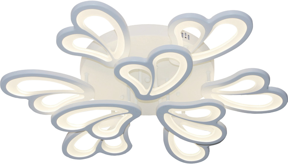 Люстра (+ночной режим) с пультом потолочная светодиодная 10229/9 LED*140W Matt Escada 10229/9LED_ESC