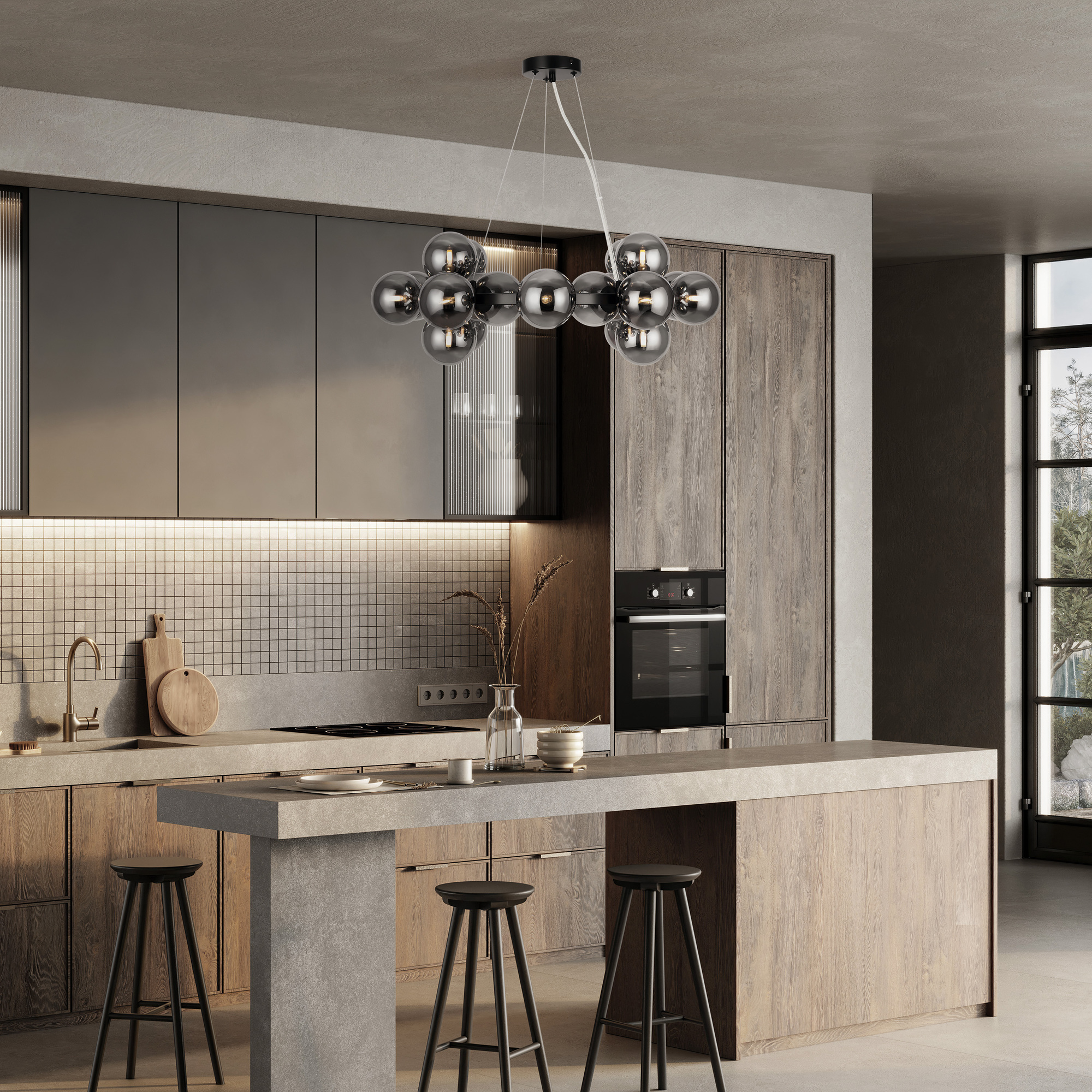 Подвесная люстра Maytoni Dallas MOD545PL-25B_MY