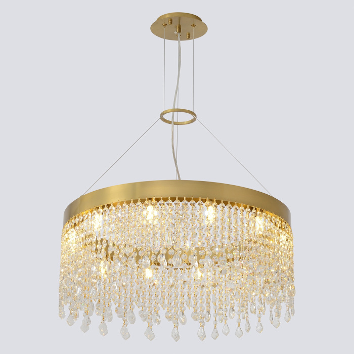 Подвесная люстра Crystal Lux AQUA SP12_CR