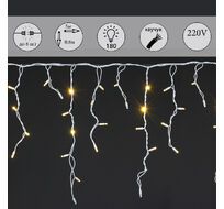 Гирлянда светодиодная Бахрома 5х0,6м 180LED Sneha A-510 WW/W FLASH_SN