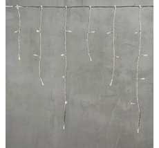 Гирлянда Бахрома на Батарейках 3 x 0,5 м Шампань, 100 LED, Провод Прозрачный Силикон, IP65 ECC100-10-8CH