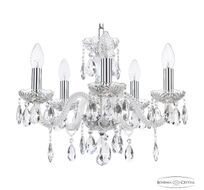 Хрустальная люстра Bohemia Ivele Crystal 117/5/141 Ni_BI