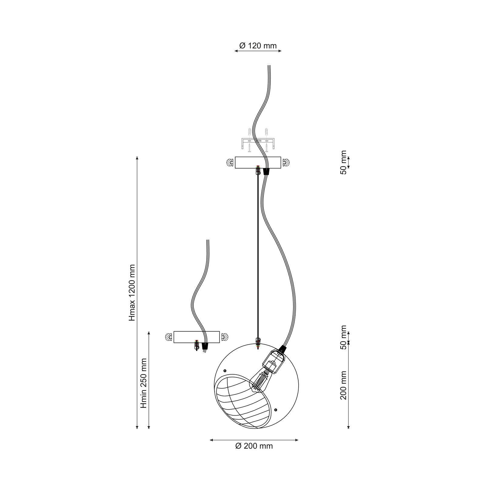 Подвесной светильник Lucia Tucci NARNI NARNI 1942.1 white