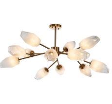 Люстра потолочная на штанге (13003/12C Brass) Indigo V000005