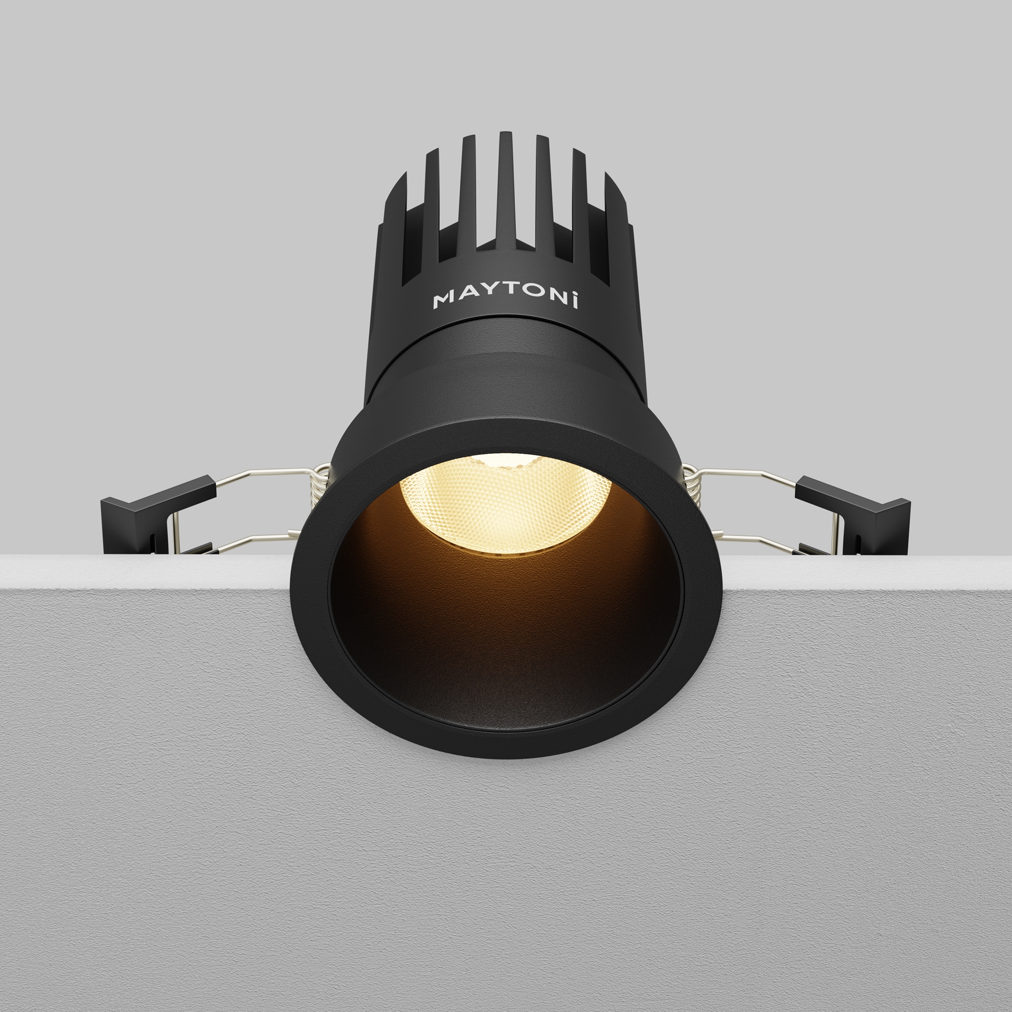 Встраиваемый светильник Maytoni Dip DL118-15W-2.7K-B_MY