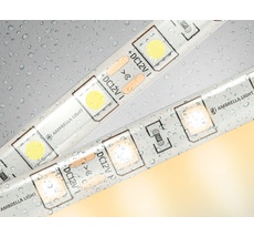 Светодиодная лента 5050 60Led, 14.4W m, 12V IP65 3000K 5m Ambrella Light GS GS2101_AMB