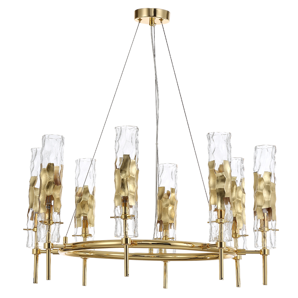 Подвесная люстра Crystallux PRIMAVERA PRIMAVERA SP8 GOLD_CR