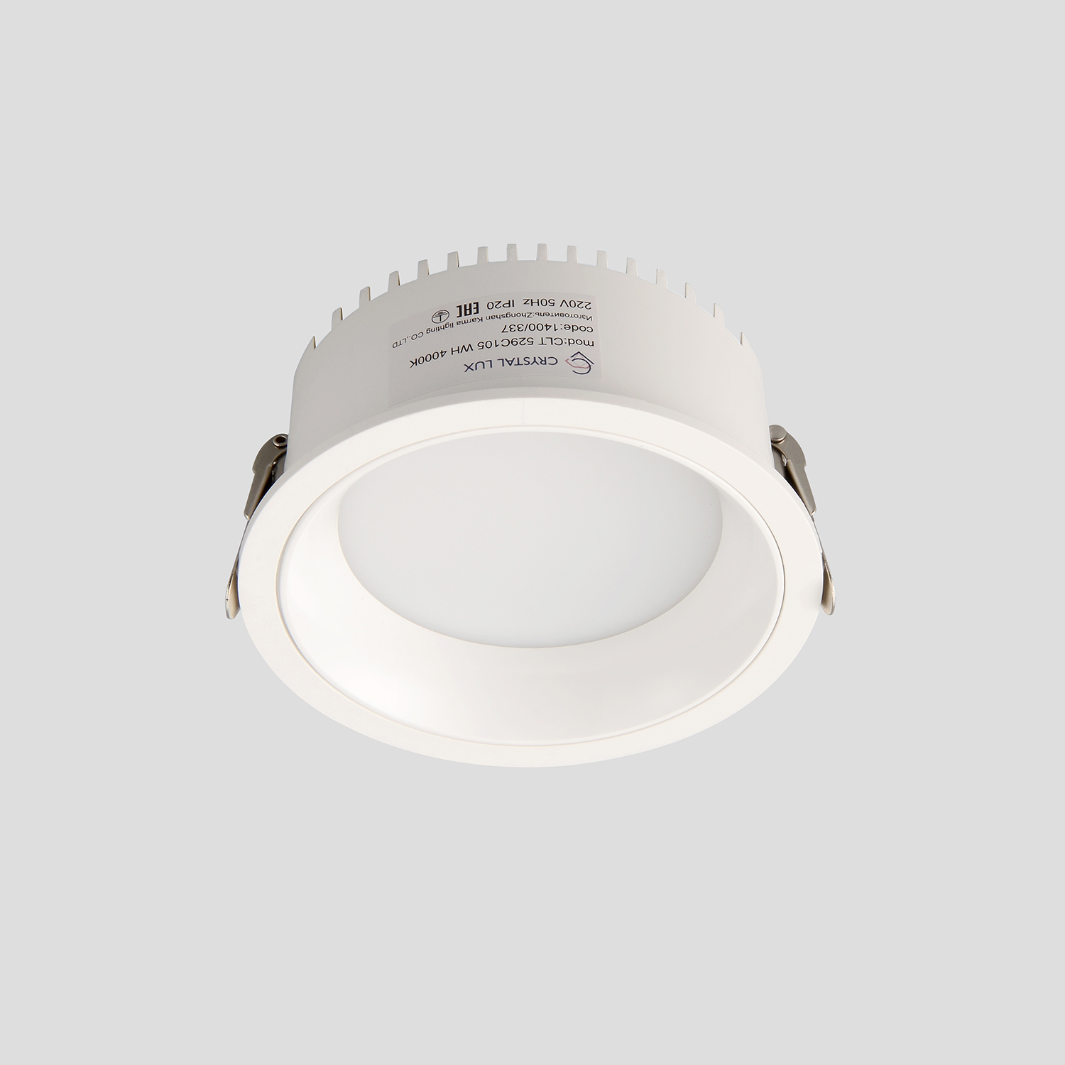 Встраиваемый светильник Crystal Lux CLT 529C105 WH 4000K_CR