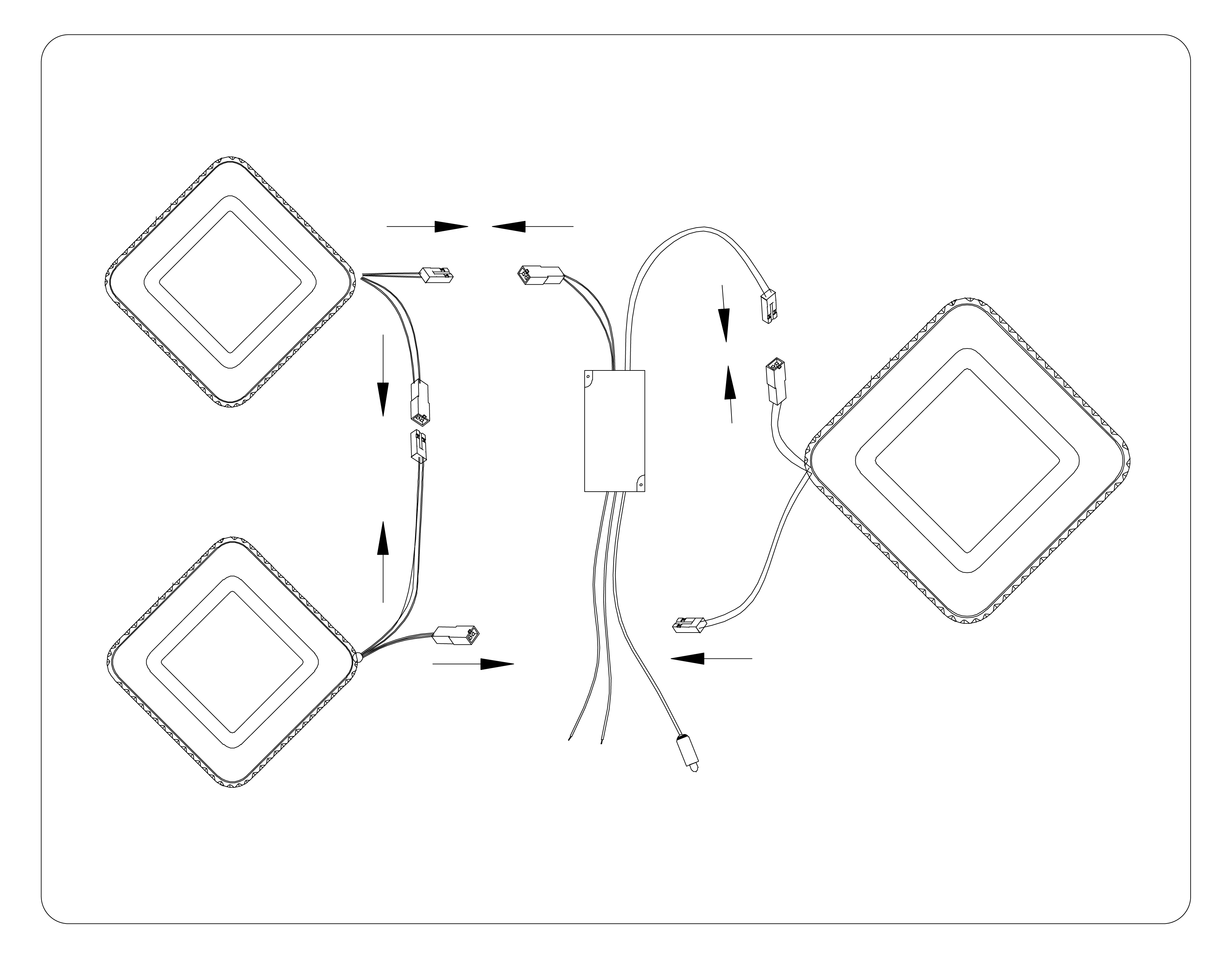Потолочная люстра с пультом Ambrella Light ACRYLICA FA8877_AMB
