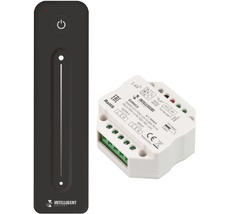 INTELLIGENT Диммер SMART-SET-TRIAC-601-72-DIM-PD-IN Black (230V, 1x1.5A, ПДУ LINE, 2.4G) (IARL, IP20 Пластик, 5 лет) 039329 Arlight 039329_ARL