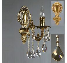 Бра Ambiente GRANADA 2118/1 AB Honey Leaf_BZ