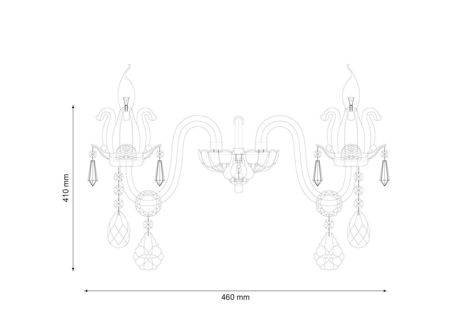 Бра Lucia Tucci ASHANTI Ashanti W1250.2 clear