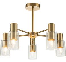 Потолочная люстра на штанге Diversity Escada 2120/5P Gold_ESC