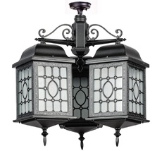 Потолочный светильник уличный IP44 Oasis Light 64870LA/3 cover Bl_OL