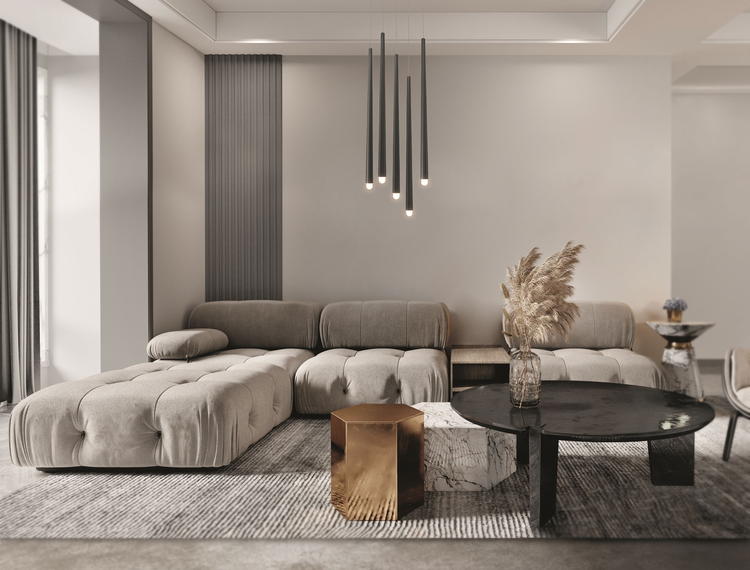 Подвесной светильник Maytoni Cascade MOD132PL-L30BK_MY