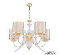 Подвесная люстра Arte Milano Florentina 306067/5 Wh/Gd