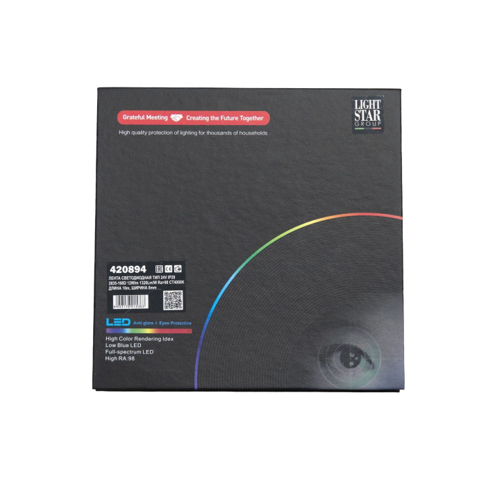 Лента светодиодная 8mm 24V 12W/m 168leds/M 1320LM/m Lightstar 420894_LS