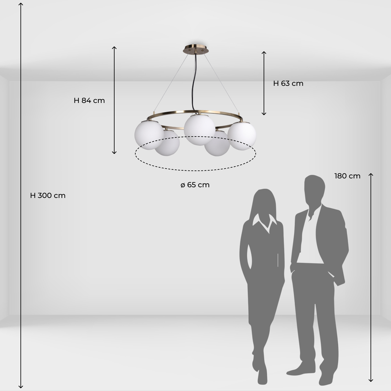 Подвесная люстра De Markt Оливия 306014505_MW