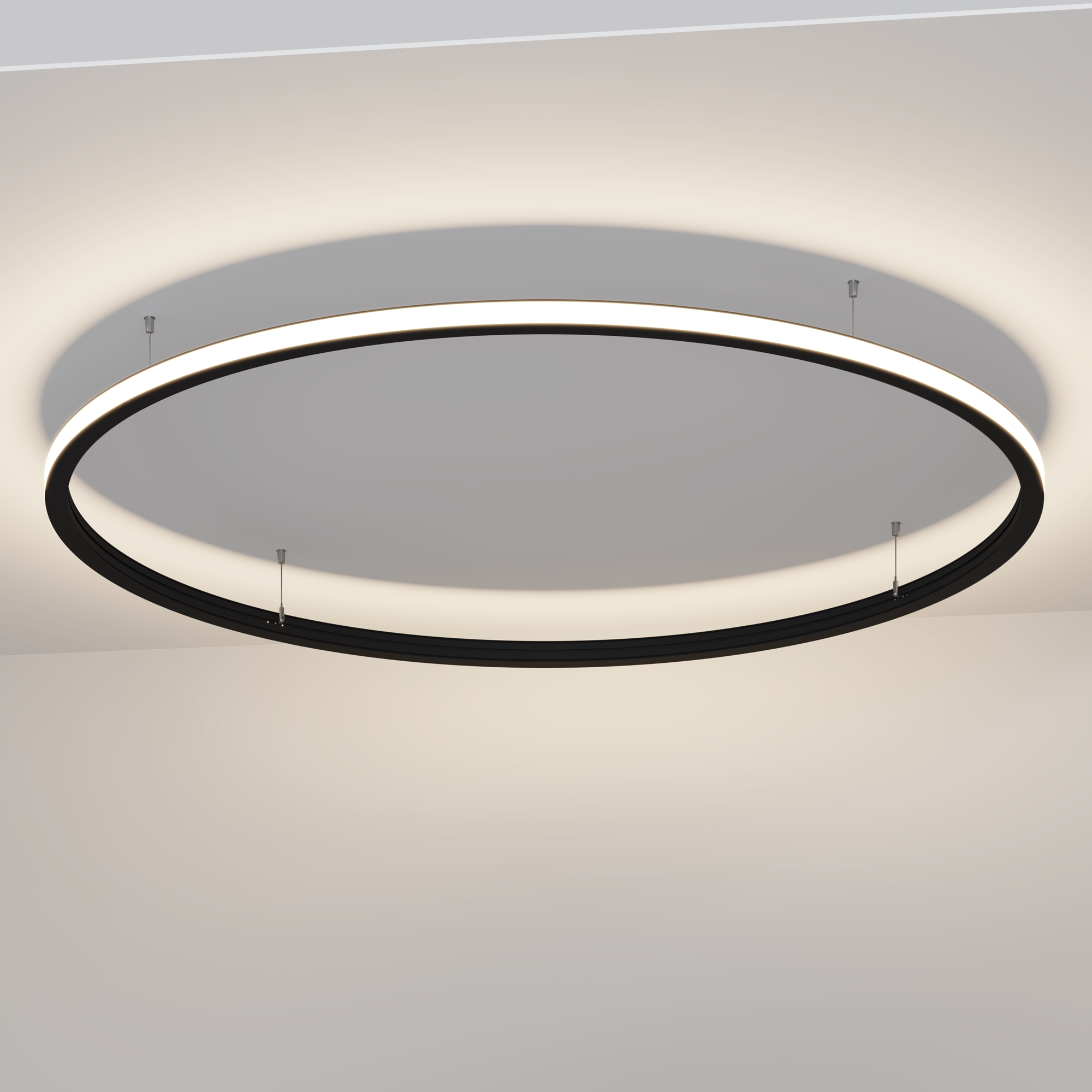 Радиусный профиль внешний 1/4 круга Maytoni ALM-3535R-B-EX-90°-1.5M_MY