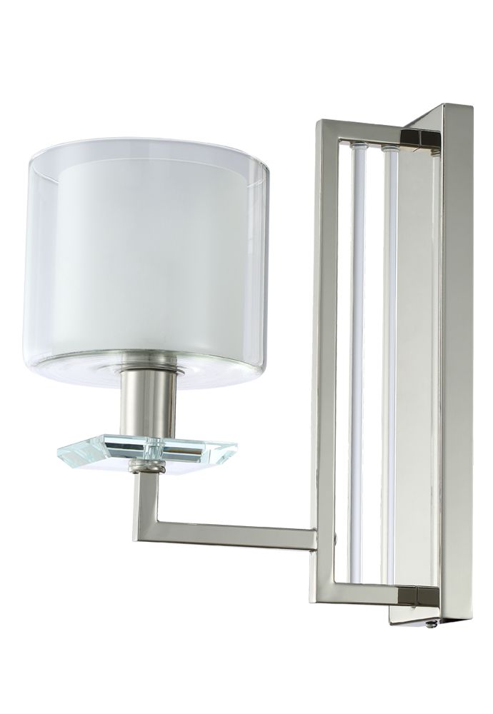 

Бра Crystallux NICOLAS NICOLAS AP1 NICKEL/WHITE, NICOLAS AP1 NICKEL/WHITE