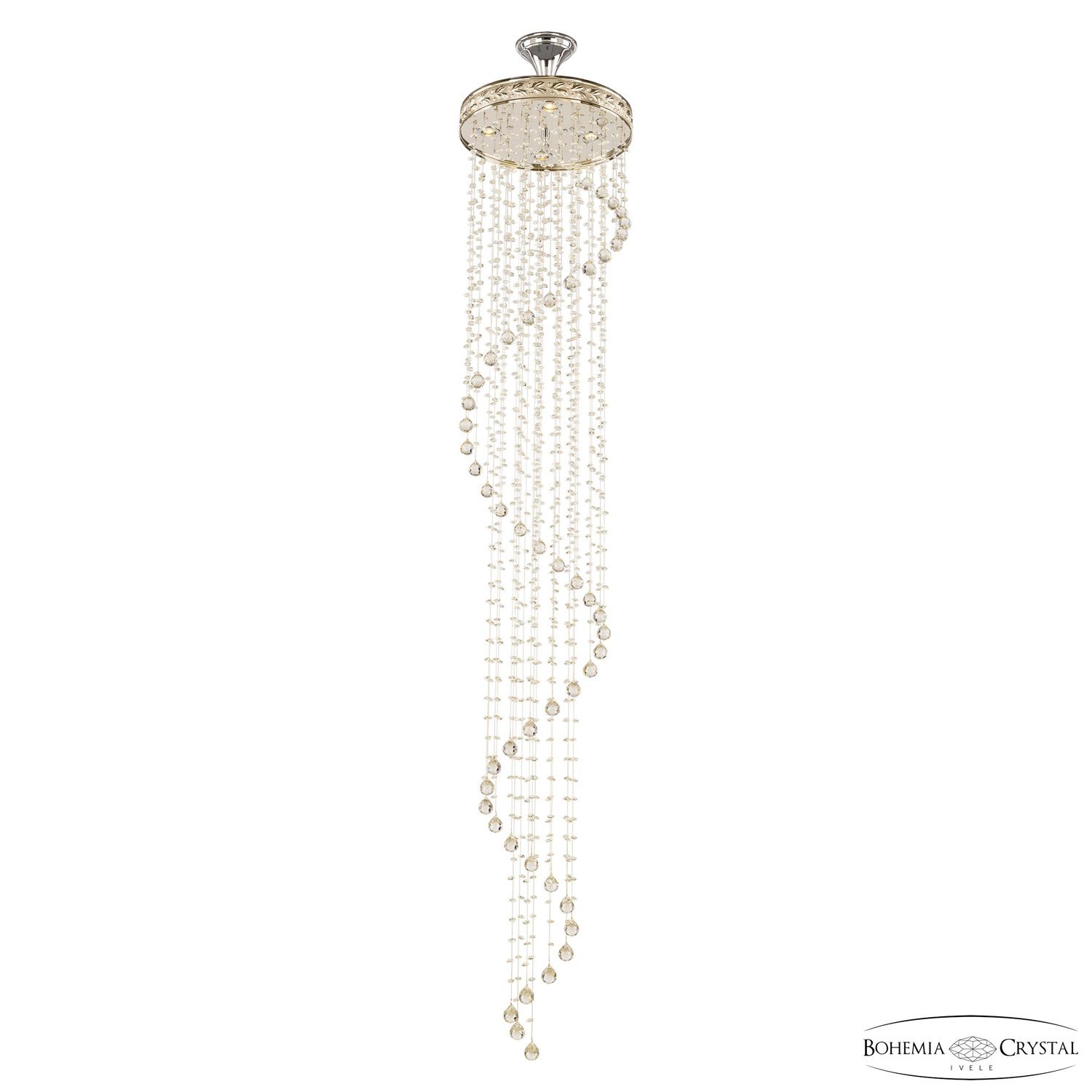 Каскадная люстра Bohemia Ivele Crystal 8313 83131/40IV-200 Ni_BI