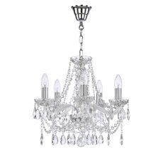 Хрустальная люстра Bohemia Ivele Crystal 107/5/141 Ni_BI