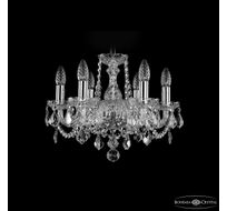 Хрустальная люстра Bohemia Ivele Crystal 1402/6/141 Ni Leafs_BI