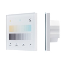 INTELLIGENT ARLIGHT Сенсорная панель SMART-DALI-301-11-1G-4SC-MIX-IN White (BUS/24V, Touch, 2.4G) (IARL, IP20 Пластик, 5 лет) 046551 Arlight 046551_ARL