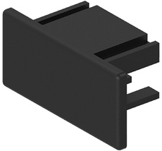 Заглушка пластиковая для шинопровода, черный Feron 41988_FR