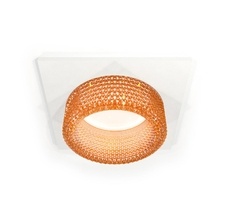 Комплект встраиваемого светильника Ambrella light с композитным хрусталем Techno XC6520044_AMB