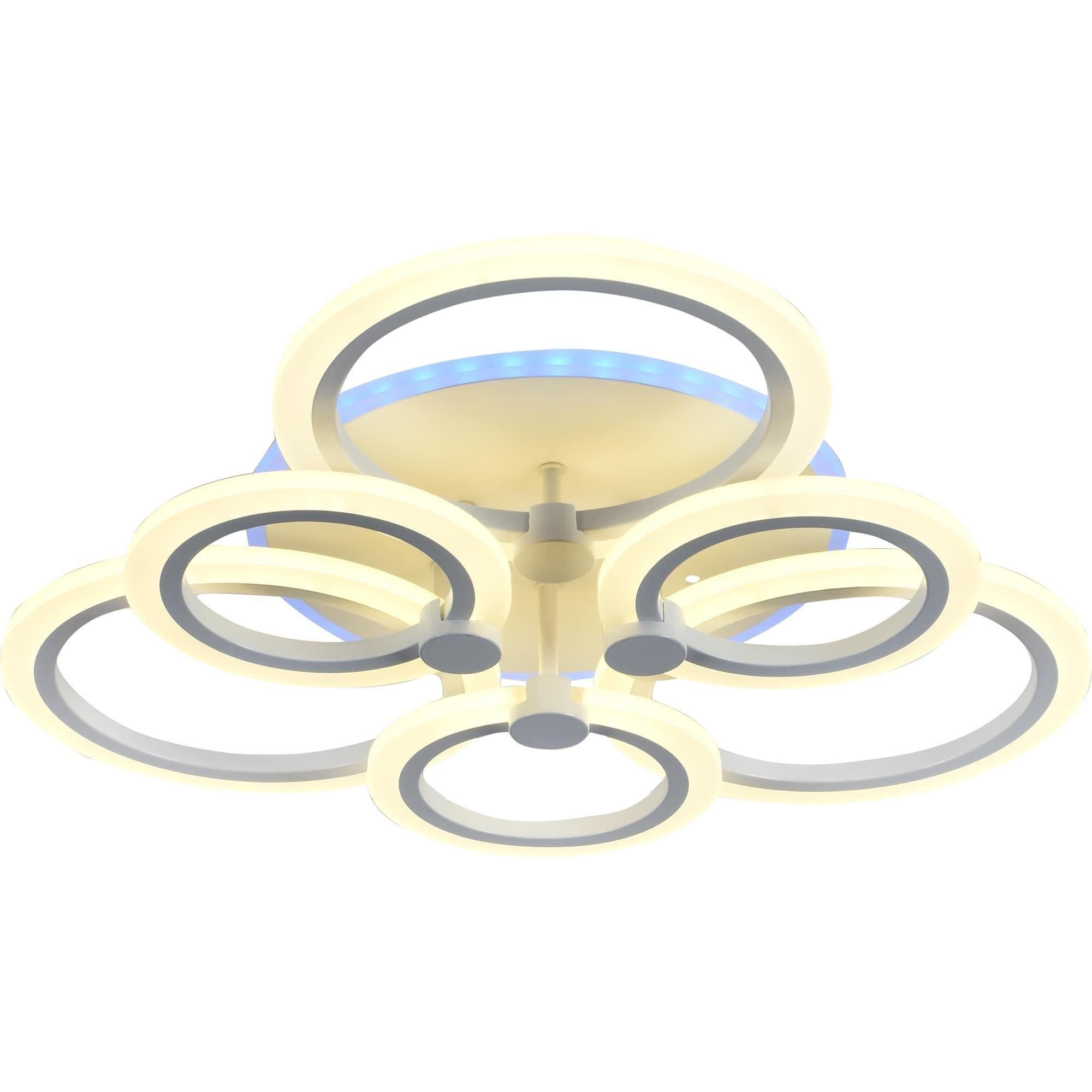 

Потолочная люстра Evoled с пультом ДУ и RGB подсветкой CERINA SLE500652-06RGB, SLE500652-06RGB