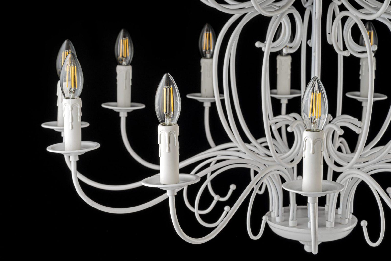 Подвесная люстра Arti Lampadari Amaro White Amaro E 1.1.12 W