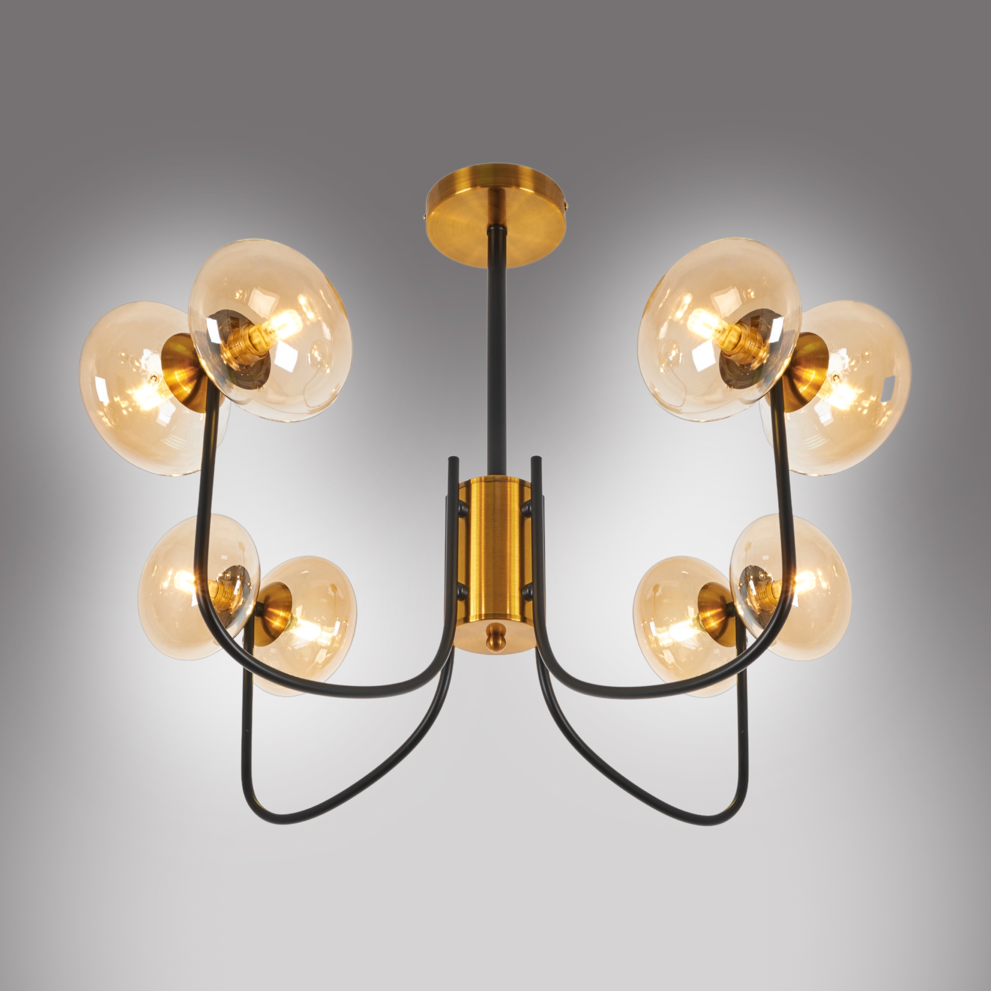 Потолочная люстра на штанге MyFar Scott MR1751-8P