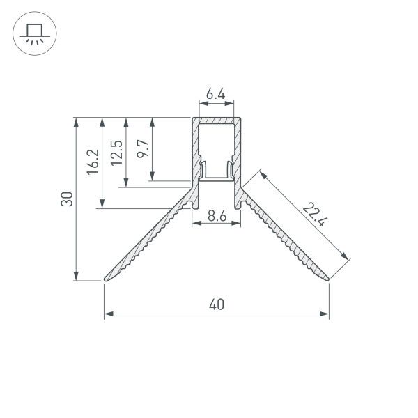 Профиль Arlight ARH-DECORE 043161_ARL