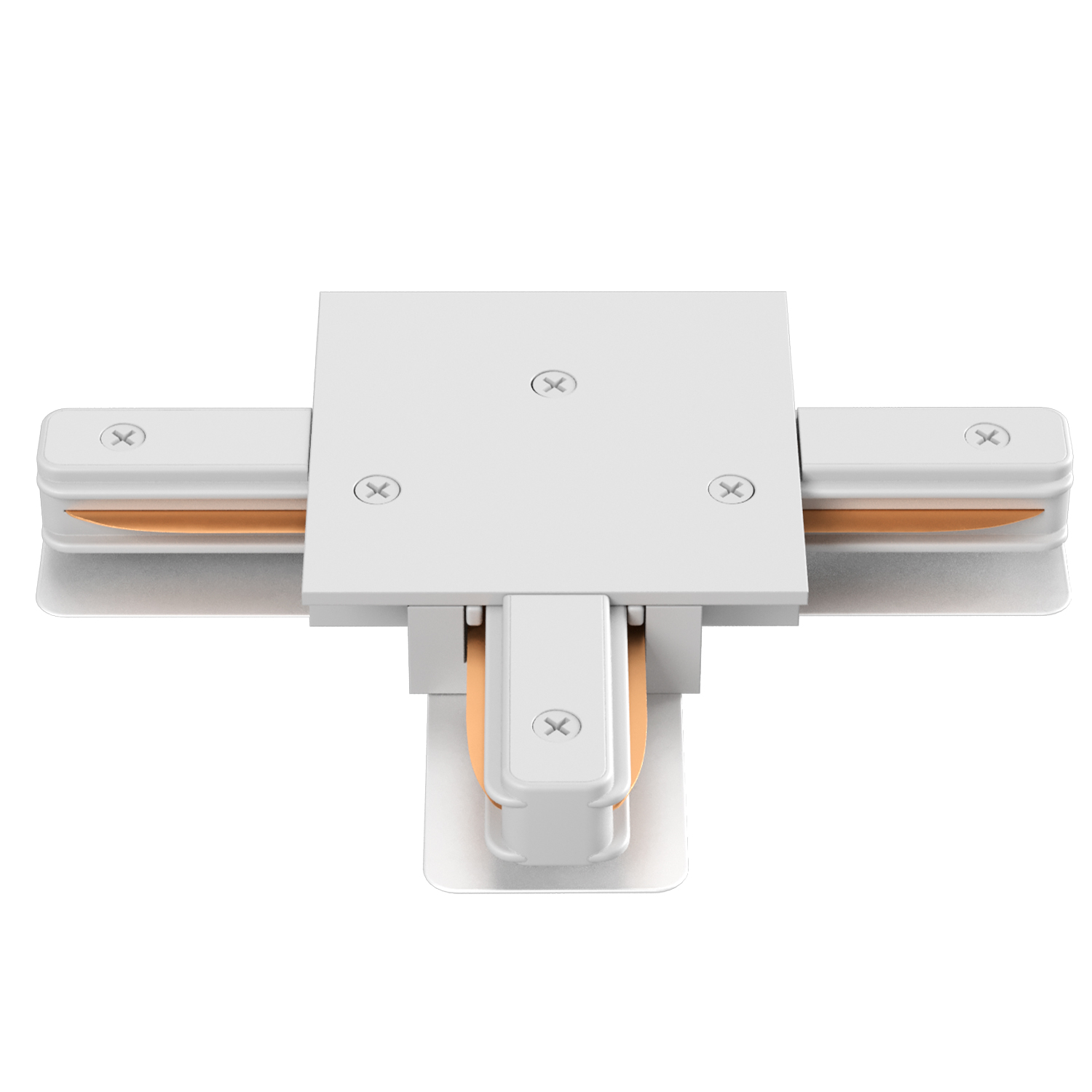 Соединитель Т-образный (однофазный) для встраиваемого шинопровода Crystallux CLT 0.2211 02 WH_CR