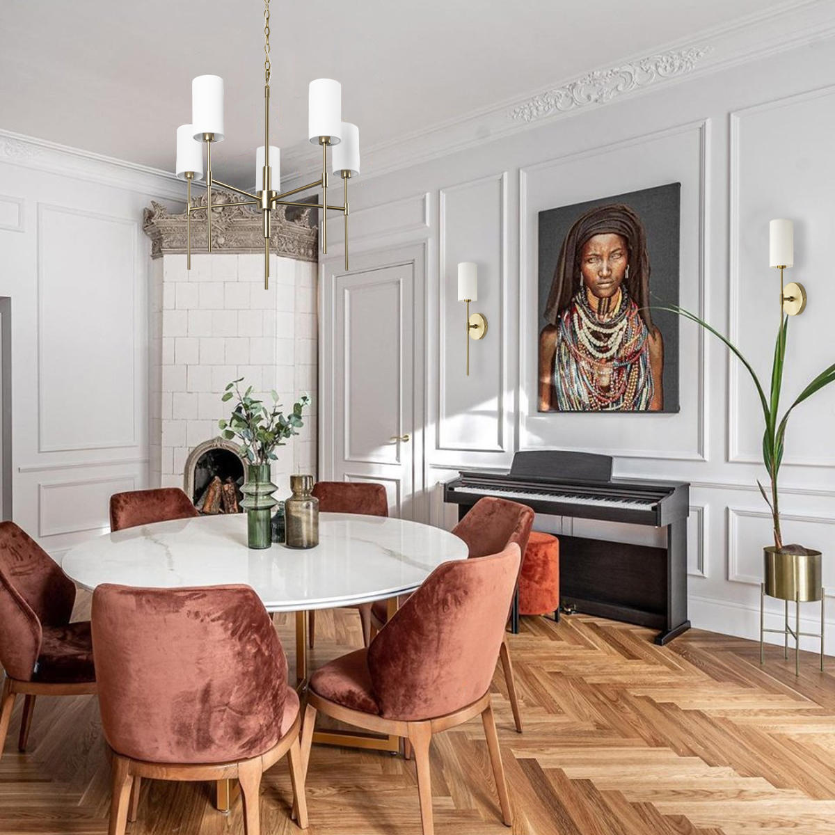 Подвесная люстра LOFT IT Сomfy 10307 Brass_LF