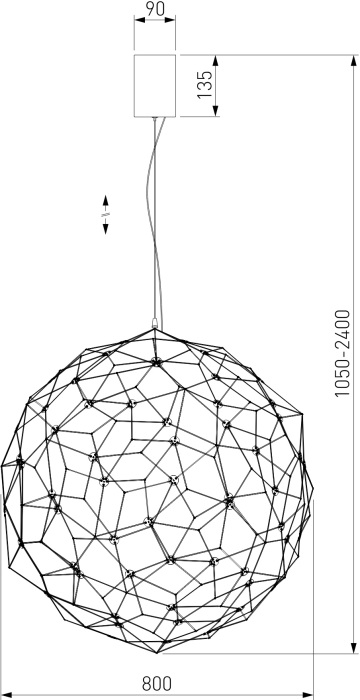 Подвесной светильник LED Bogate's 453/1_EU