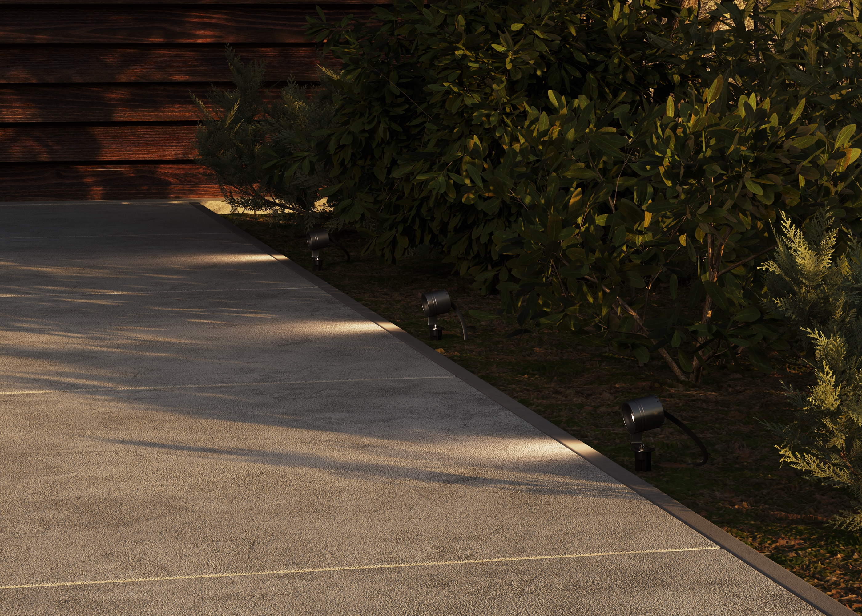 Уличный ландшафтный светильник Maytoni Clyde O493FL-L3GF3K_MY