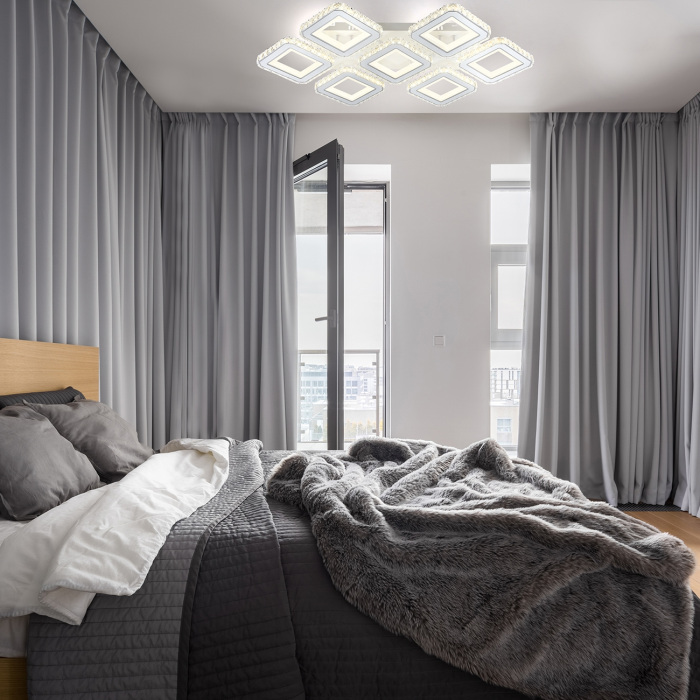 Потолочная люстра (+ночной режим) с пультом 10261/7 LED*280W Escada 10261/7LED_ESC