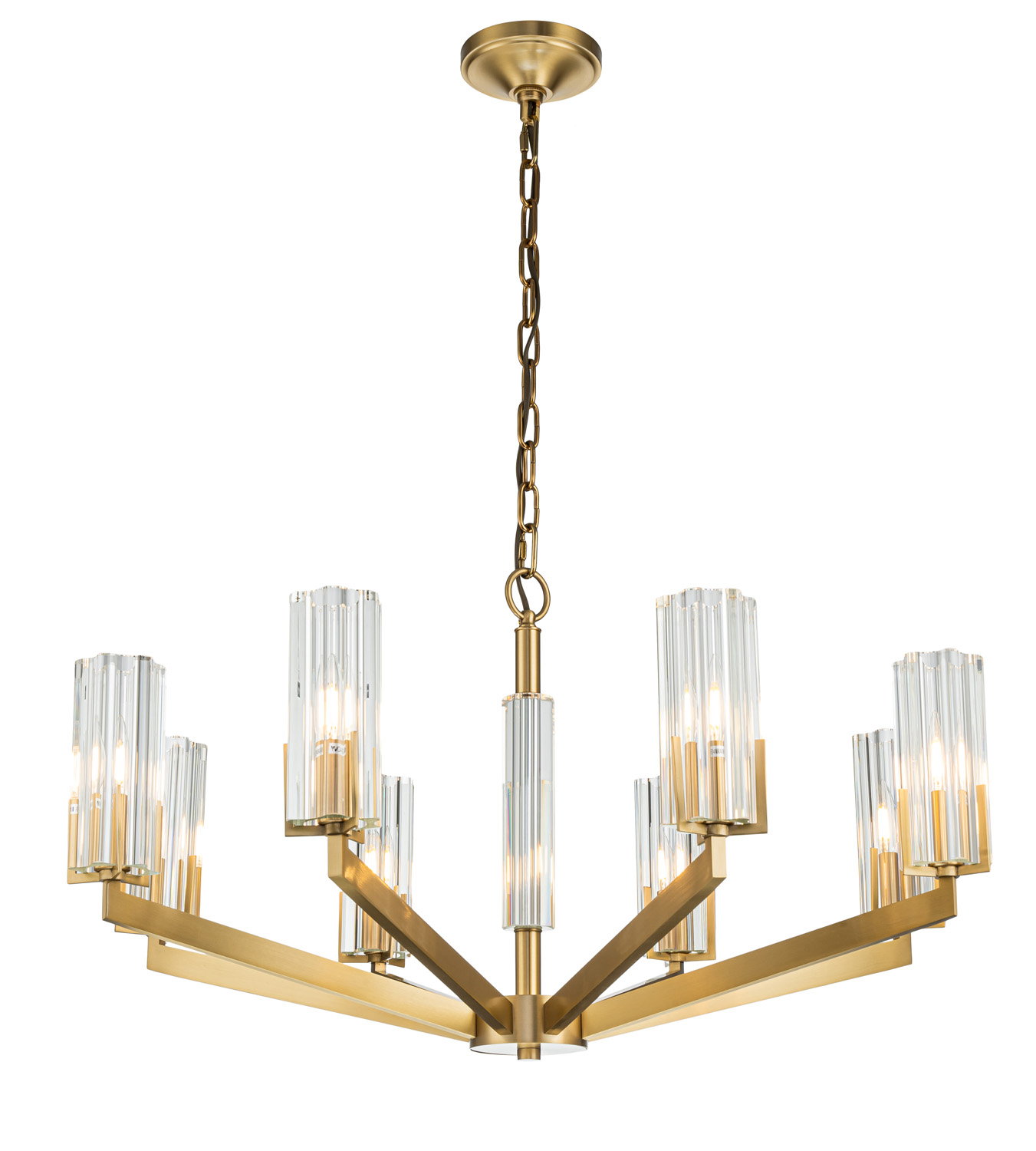 Подвесная люстра Belfast Malone 6035-8 BR CL_BF