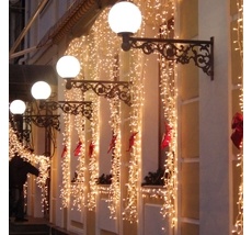 Гирлянда занавес теплый белый с эффектом мерцания 2*3м IP65 200-101 a056078_EU