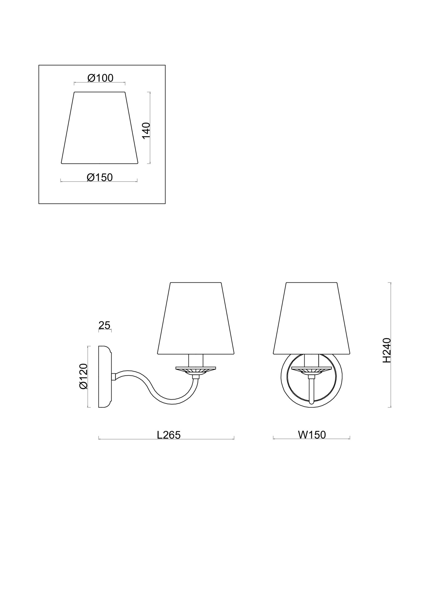 Бра Freya Osborn FR2027WL-01N_MY