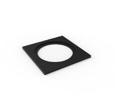 Рамка для MINI COMBO, квадратная, черная 00-00010298_SW