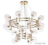 Подвесная люстра Crystal Lux LUXURY LUXURY SP16+8 GOLD_CR
