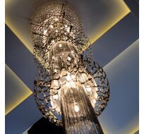 Подвесная люстра Crystallux FASHION SP24 D800 H3400_CR